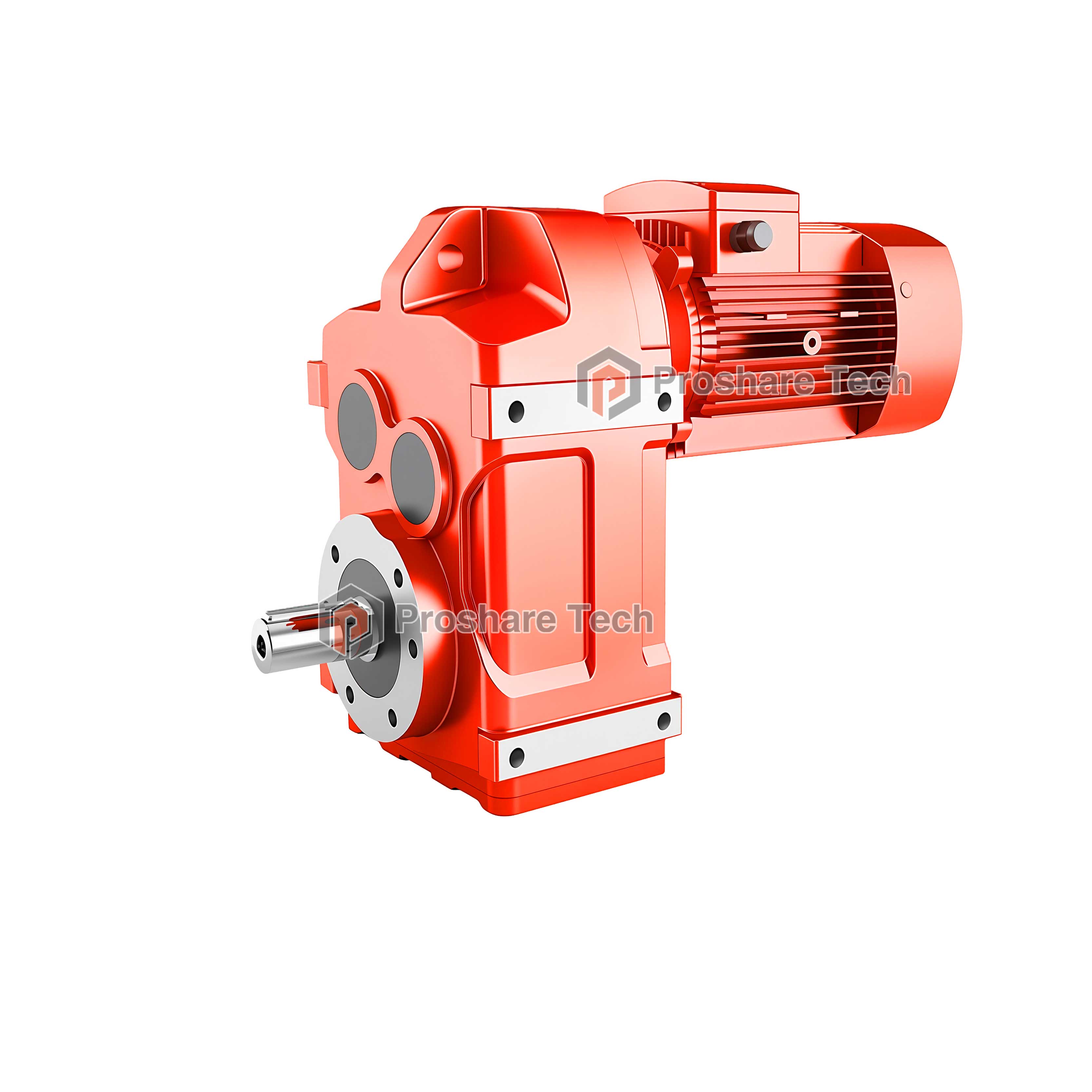 F Parallel Shaft Helical Geared Motor